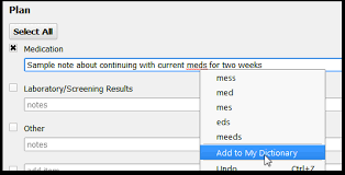 Spell Check In Pcc Ehr Pcc Learn