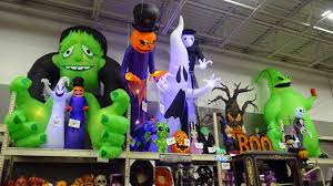 A blow up oogie boogie for the lawn and a full size sally animatronic! New 2020 Home Depot Halloween Inflatables And Decorations Holiday Store Walkthrough Tour Youtube