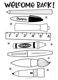 Welcome back mom, daddy, back to work and home coloring pages printable for free. Welcome Back Coloring Page By Mrs Arnolds Art Room Tpt