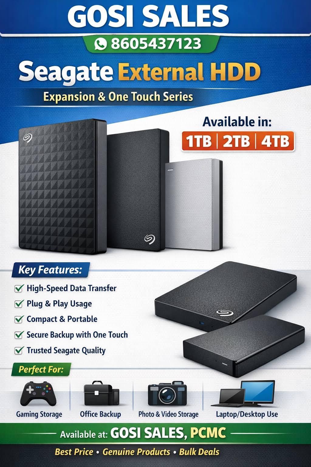 Seagate External HDD – Expansion & One Touch Series product image