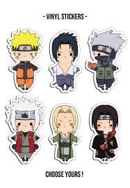 Vinyl Stickers Inspired In Naruto Main Characters Get Yours Size 10x5 Cm 4x2 Ch Em 2020 Aniversario Naruto Festa Infantil Naruto Festa Naruto Ideias