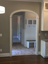 Arch Doorway In Mudroom Great Entry Point To A Large Open Kitchen Area Craftsman Style Kitchens Arch Doorway Arch Entryway