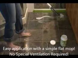 Home Strip Removing Wax And Grout Sealer From Stone Tile Floor Www Ecosolveamericas Com Remove Wax Grout Sealer Floor Wax