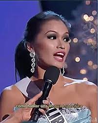 DEBATE: "Speaking English should be a prerequisite to being Miss Universe? 