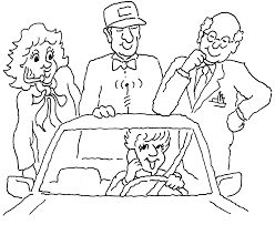 Cartoon Woman In Car | Randal Birkey