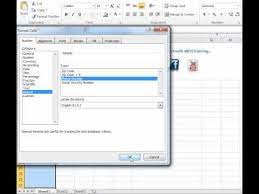 The features directory include the following phone numbers: How To Format Microsoft Excel For Phone Numbers Youtube