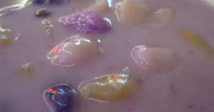 Ginataang Halo Halo Recipe Binignit Recipe Filipino Desserts Okinawan Sweet Potato Desserts