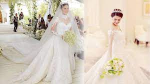 Heart Evangelista Wedding Gown Romantic Most Expensive Wedding Gowns Of Famous Filipino Cel Kleid Hochzeit Braut Meerjungfrauenkleid Hochzeit
