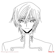 How To Draw Lelouch From Code Geass – Mangajam.com