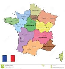 La carte de france des régions, la carte de france des départements, les cartes des villes et villages, la carte de france satellite, des cartes de france d'histoire, des. Carte De Frances Avec Des Regions Et Leurs Capitaux Illustration De Vecteur Illustration Du Geographie Capitale 92251623