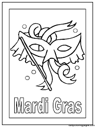 Mardi Gras Printable Coloring Pages Mardi Gras Crafts Mardi Gras Activities Mardi Gras