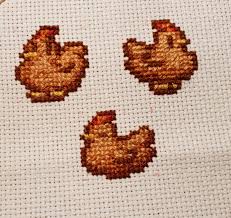 See the full luhu collection. Little Cross Stitch Chickens Stardewvalley