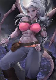 Tiefling barbarian female