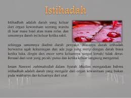 Perubahan warna pada darah menstruasi (haid) sebenarnya disebabkan oleh berbagai hal, salah satunya adalah karena oksidasi. Haid Istihadah Nifas Mani Madzi Dan Wadi