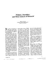 Friendly letter paper (with prompts) write a friendly letter on this special paper. Pdf Primary Secondary And Meta Analysis Of Research Gene Glass Academia Edu