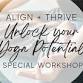 Align + Thrive: Unlock your Yoga Potential Workshop event image