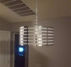 Axiland Modern Chrome Hanging Chain Drum Shade Ceiling Pendant Chandelier 3light Extra Info Can Chrome Pendant Lighting Drum Pendant Lighting Drum Pendant