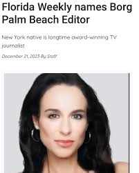 Excited to join @floridaweekly as its Palm Beach Editor, covering the Arts,  business news, dining, & the latest cultural events throughout the  community. • • • #local #news #newspaper #palmbeach #museum #restaurant  #culture #society 🏝️