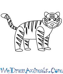 Easy step by step tutorial on how to draw a bengal tiger ( striped ), pause the video at every step to follow the steps carefully. How To Draw A Simple Bengal Tiger For Kids