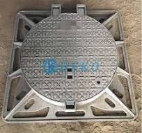 Ductile Iron Manhole Cover D400, Double Hinged Manhole Covers