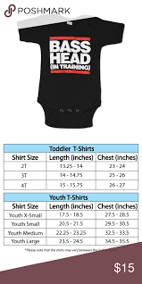 Bass Head In Training T Shirt Size Nb Xl Youth Shirt Size Toddler Tshirts Training Tshirt