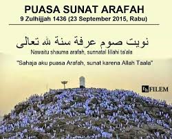 12 nama bulan dalam kalendar islam : Niat Puasa Sunat Arafah Sunat Belajar Kartu Catatan