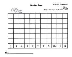 Students Take A Race Car Themed Number Race Played Alone Or With A Partner Shake The Dice And Fill In The Mat Math Skills Practice Free Math Lessons Fun Math