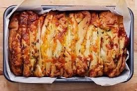 Dieses Schinken Kase Knoblauchbrot Ist Das Ultimative Cheat Day Futter Rezepte Knoblauchbrot Schinken Und Kase