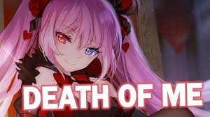 Like a scream inside the one you just can't hide sounds so deafening you can't hear yourself think a. Nightcore Death Of Me Lyrics Pvris Youtube