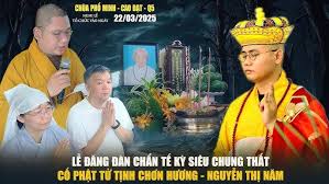 Lễ Đăng Đàn Chẩn Tế Kỳ Siêu Tuần Chung Thất Bà Lê Thị Năm