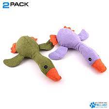 Max And Neo Duck Dog Toys 2 Pack We Donate A Toy To A Dog Rescue For Every Toy Sold Purple Blue Do You Want Additional Info