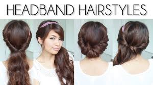'tis the season for some headband hairstyles! Easy Everyday Headband Hairstyles For Short And Long Hair Tutorial Youtube