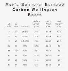 Hunter Mens Balmoral Bamboo Carbon Wellington Boots