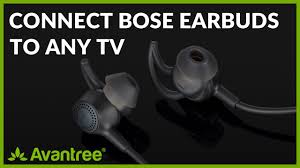 Go to my.roku website and fill out your account details for creating the roku account.roku almost every tv that has a headphone jack will shut off its internal speakers when the headphones are connected. How To Connect Bose Earbuds To Tv Watch Tv With Bose Noise Cancelling Headphones Youtube