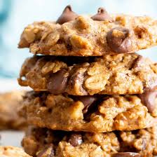 Combine in a separate bowl, flour, salt and soda and cinnamon. Easy Healthy Oatmeal Chocolate Chip Cookies Recipe Beaming Baker