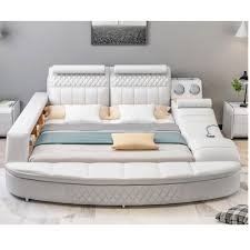 Gourley upholstered flip top storage bench. Leather Bed With Storage Bed End Bench Sofa Massage My Aashis