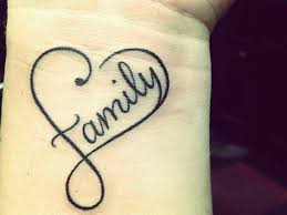 12 Wonderful Heart Wrist Tattoos Word Tattoos Family Heart Tattoos One Word Tattoo