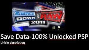 If you have any cheats or tips for wwe smackdown! Smackdown Vs Raw 2011 Psp Save Data 100 Unlocked By Bakugancm7