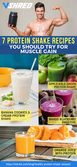7 Healthy And Delicious Protein Shake Recipes To Get Big And Strong Protein Shake Recipes Homemade Protein Shakes Protein Shakes