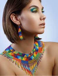 Pin By Jeanne On Monde In 2021 Beaded Choker Seed Bead Necklace Chokers