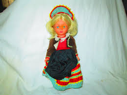 Poe spanish doll of the haunted album. Spanish Doll With Crier Plastic Ornate Clothing Mid Century Spain Nice Condition With Black Bolero Jacket Carol S True Vintage And Antiques