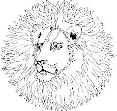 Mandala Disegno Da Colorare Gratis 143 Con Animali Leone Disegni