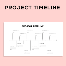 project management scheduling milestone timeline charts and