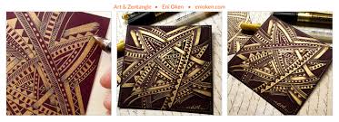 For the base of my zentangle, i roll out a sheet of scrap clay. Crazy Gold Auraknot Lesson Bundle Or Ebook Eni Oken