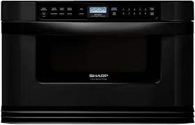 It appears to be in demo mode. Sharp Kb6024mk 24 Inch Built In Microwave Drawer With 1 0 Cu Ft Capacity 1000 Cooking Watts 11 Power Levels Angled Digital Touch Controls And Automatic Door Opening Black