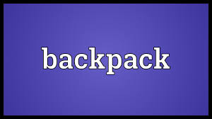 Listen to the audio pronunciation in english. Backpack Meaning Youtube