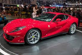 The enormous powertrain pushes the 812 superfast from zero to 62 miles per hour in 2.9 seconds. Ferrari 812 Superfast Lives Up To Its Name The Verge