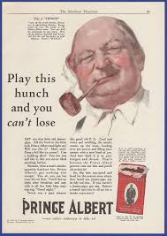 Vintage 1925 PRINCE ALBERT Pipe Tobacco Smoking Ephemera 20's Print Ad
