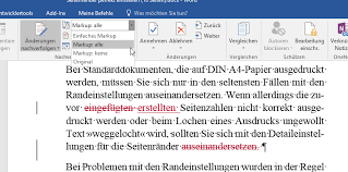 Sobald sie die option deaktivieren,. Office Infos Ms Word Anderungen In Word Verfolgen