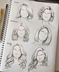 Hair Drawing Tips Products 55 Super Ideas Hair Drawing Sketches Drawings Drawing Sketches